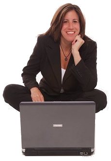 website designer woman with laptop